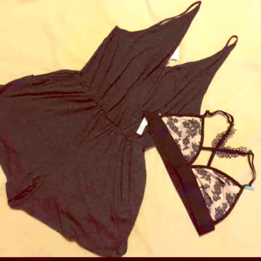 Romper and bralette set NWT