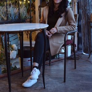 Brown Hooded Long Cardigan