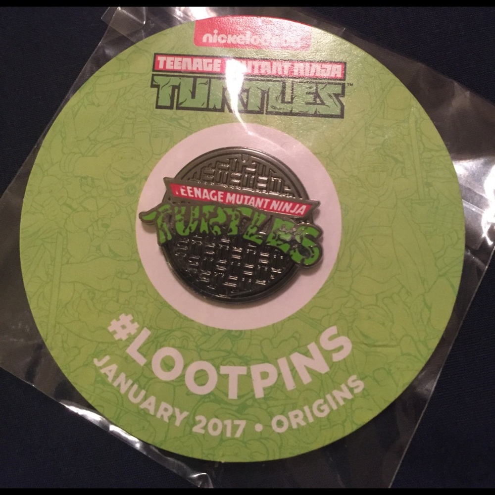 Lootcrate January 2017 Ninja Turtles Pin
