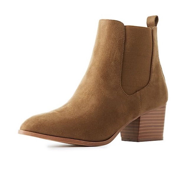 Charlotte Russe Shoes - NWT Olive Green Ankle Booties