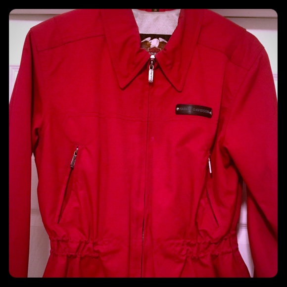 Genuine Harley Davidson Ladies Motorcycle Jacket - Picture 1 of 3