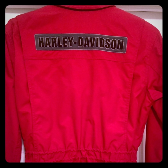 Genuine Harley Davidson Ladies Motorcycle Jacket - Picture 2 of 3