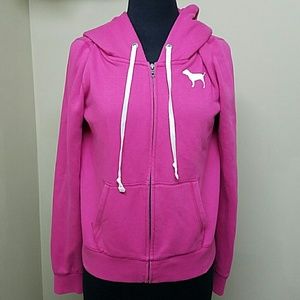 Victoria's Secret LOVE PINK Hoodie Size LARGE