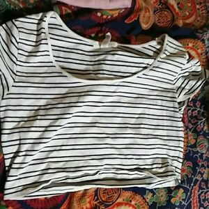 Stripe Crop Top