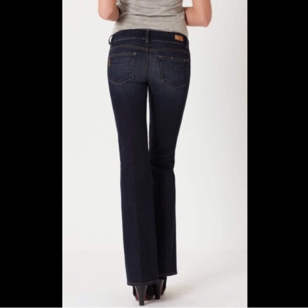 Anthro Paige dark wash Hidden Hills stretch Jeans - Picture 3 of 6