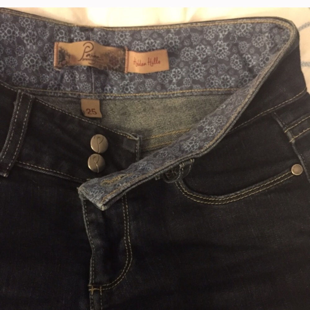 Anthro Paige dark wash Hidden Hills stretch Jeans - Picture 6 of 6