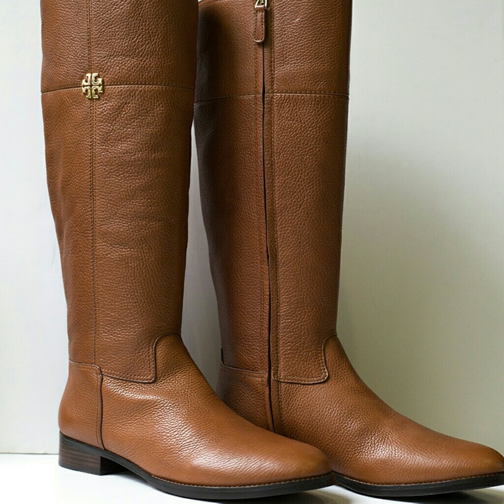 TORY BURCH leather riding boots 8.5 NEW