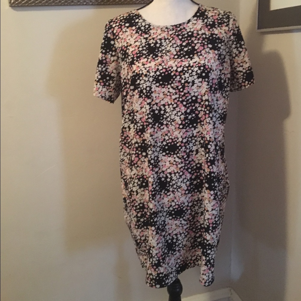 Black and White Shift Dress