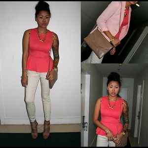 Forever 21 Pink Peplum! 💝