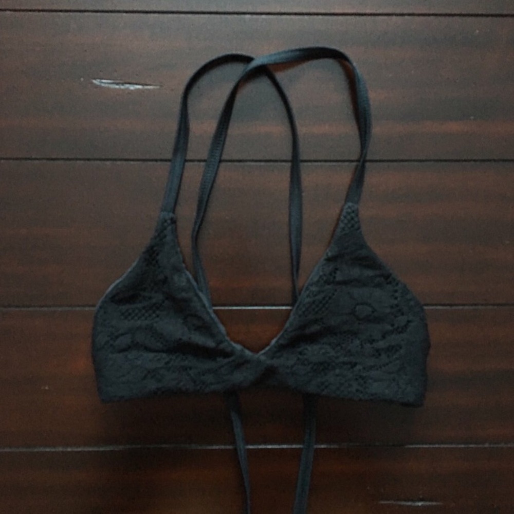 Black Zennor Bikini Top