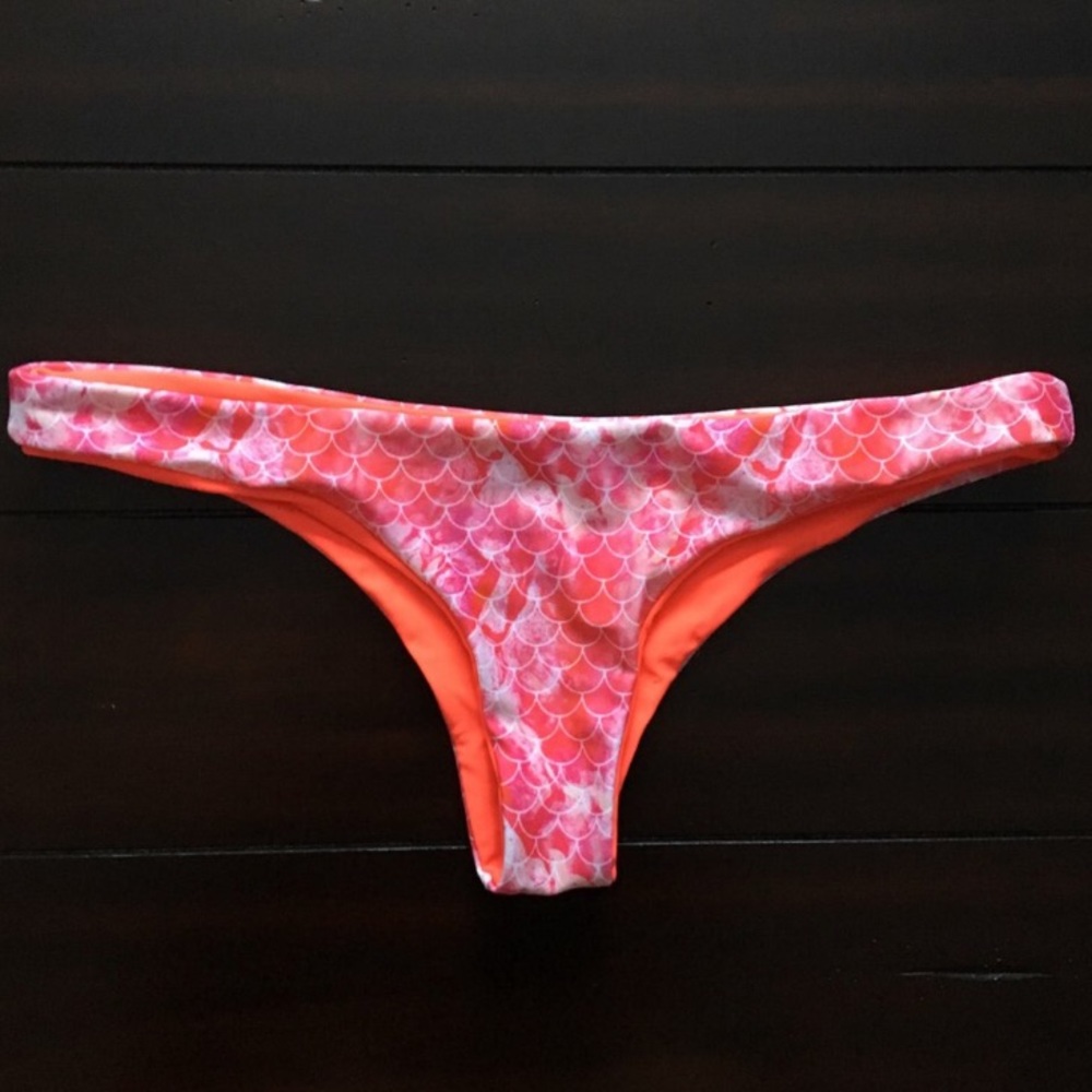 Mermaid Print Zennor Bikini Bottoms
