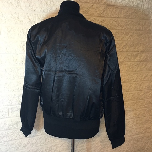 floral embroidered bomber jacket - Picture 3 of 6