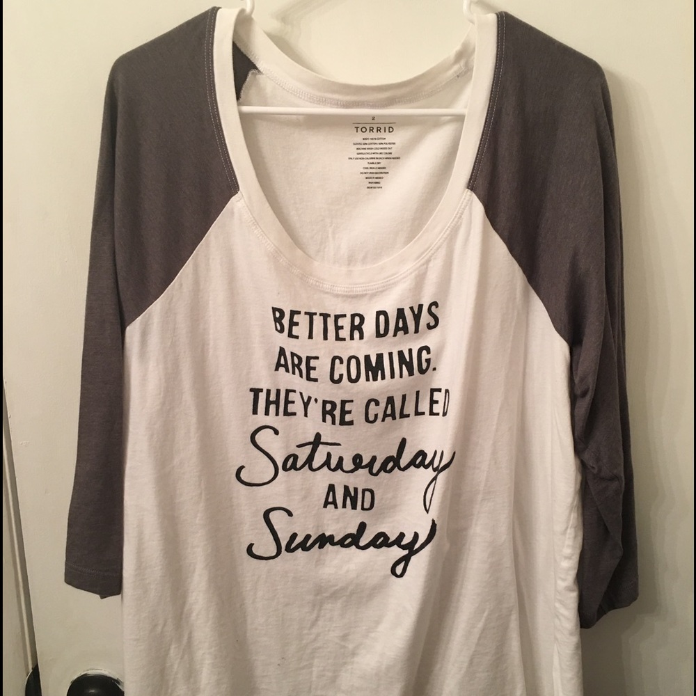 Reposh long sleeve Torrid tee