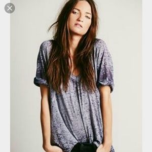 FREE PEOPLE 'We The Free' 'Falling' Tshirt WORN 3X
