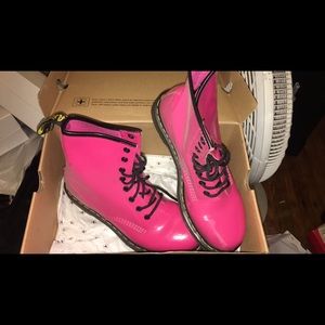 Pink Dr. Martens