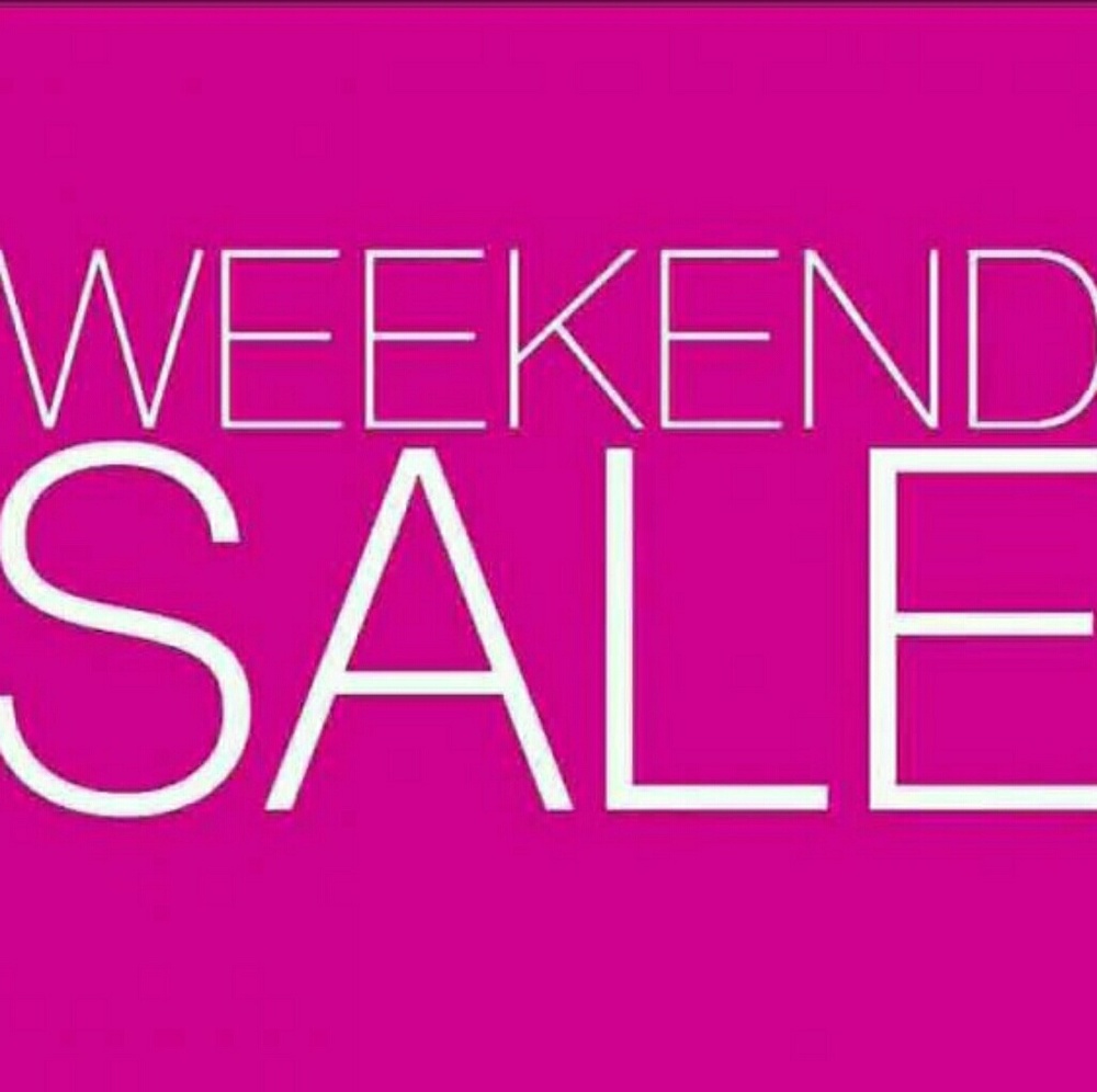 Select items on sale this weekend!