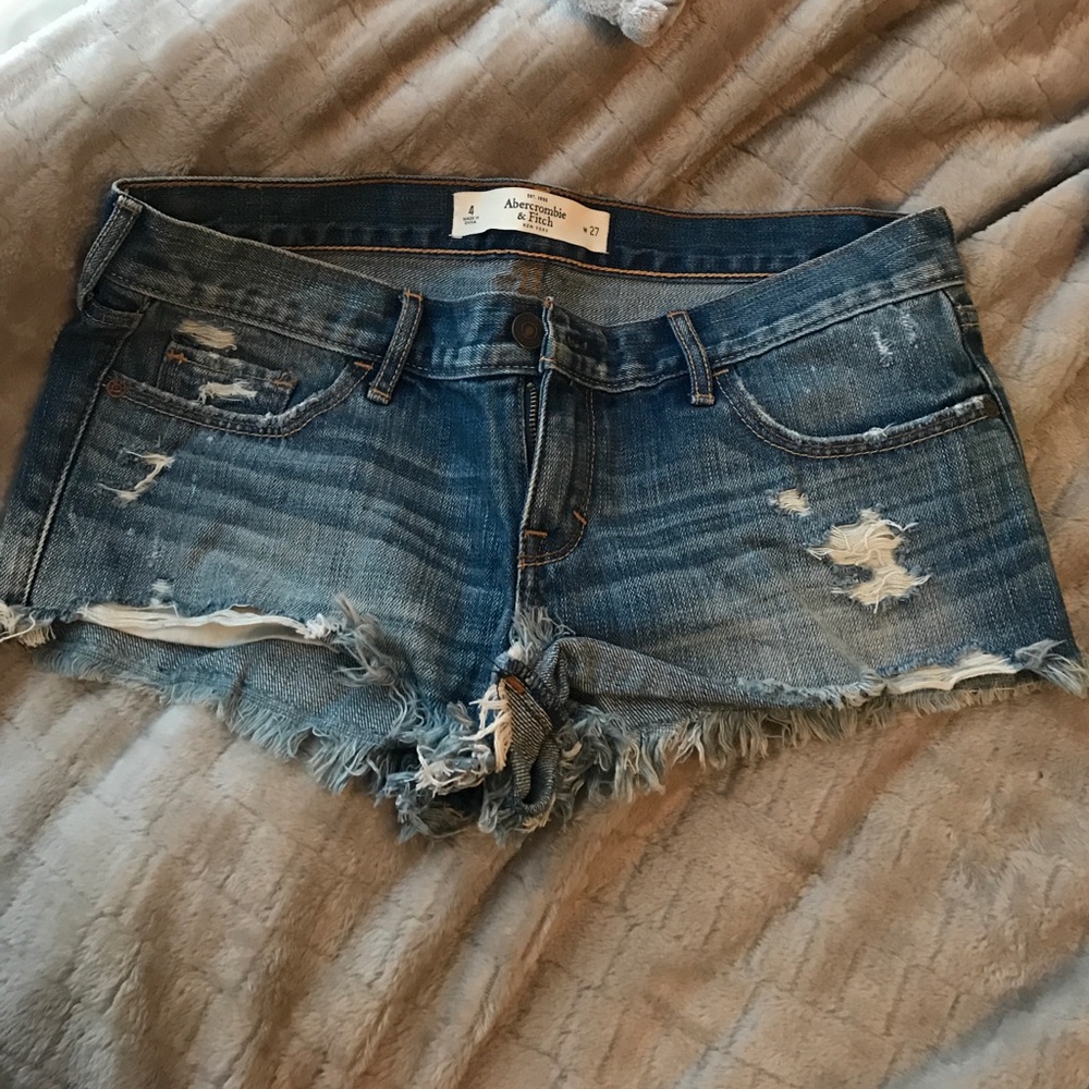 Abercrombie jean shorts