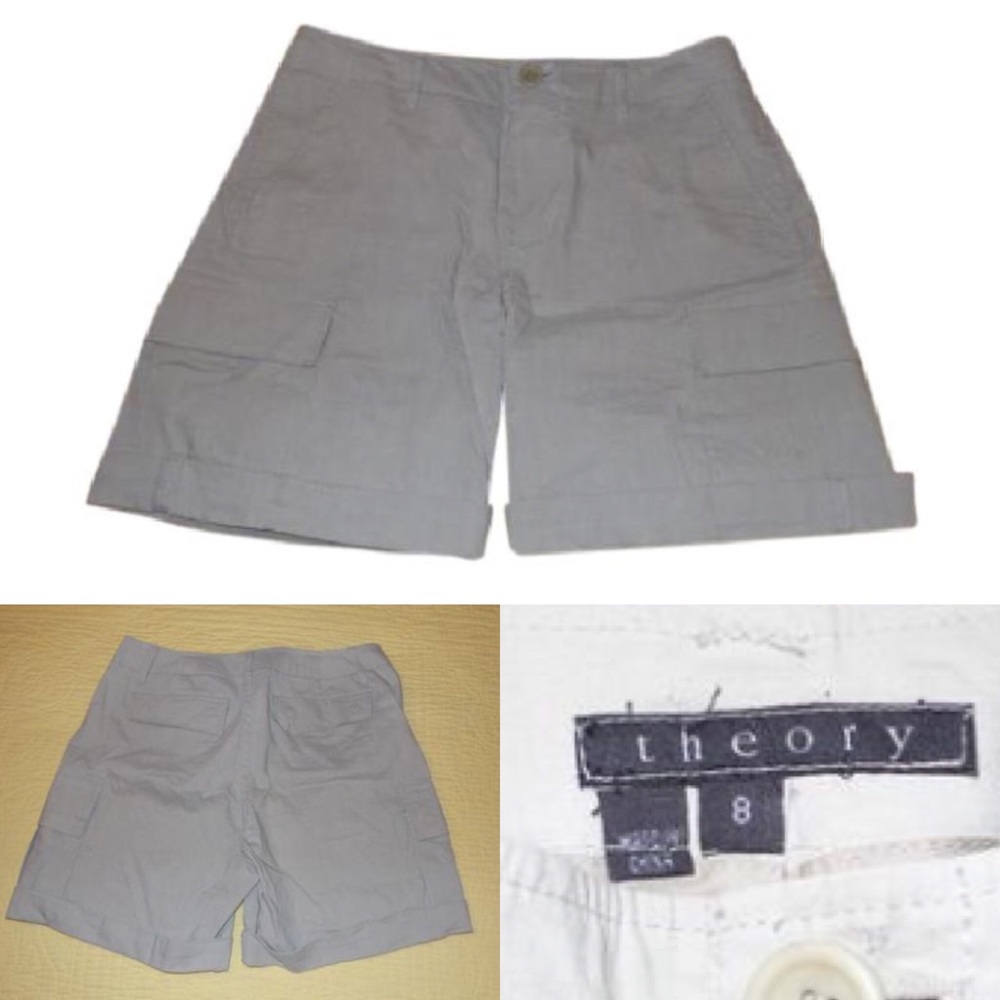 Theory Khaki Shorts