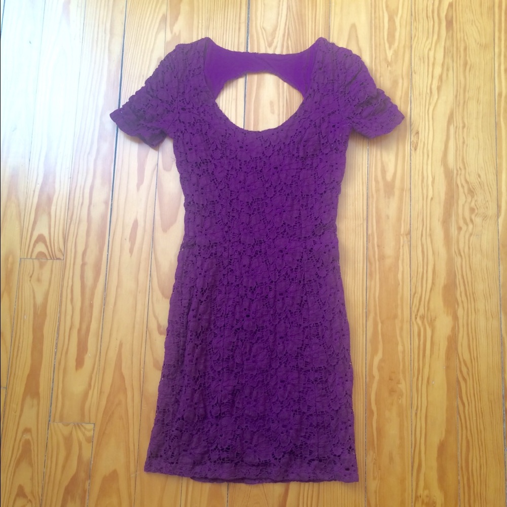 Urban Outfitters Burgundy Dress