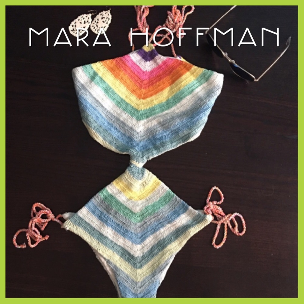 New *SOLD OUT* Mara Hoffman Crochet Monokini
