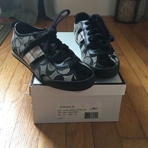 Black coach sneakers/casual shoes