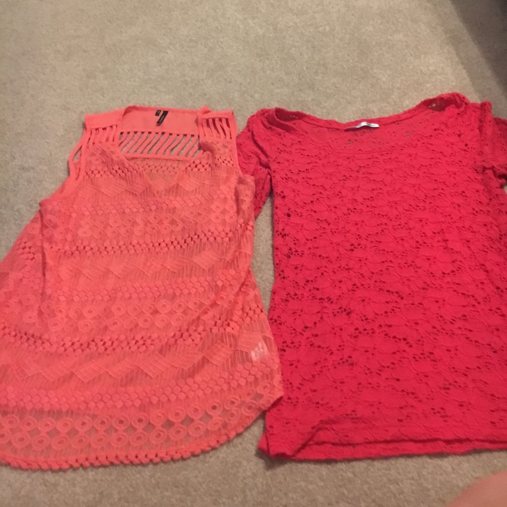 Lot of Maurices size large spring tops