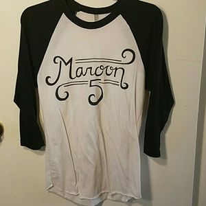 Maroon 5 2015 Concert Baseball Tee