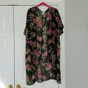 Light Open Kimono Style Shrug