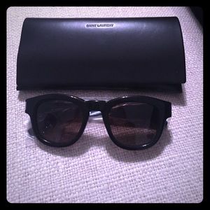 Saint Laurent Bold 2 Sunglasses in Black