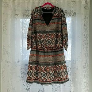 Chic Plus Sized Mini Dress