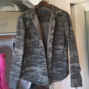 Forever 21 Camo Button Up!