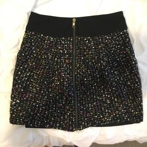 Forever 21 frontal zip mini skirt