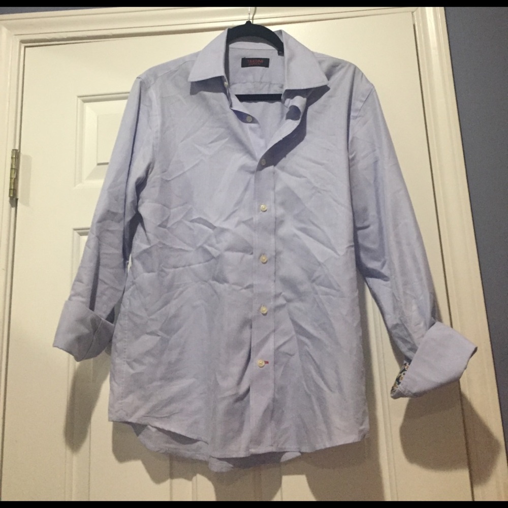 Takumi Japan Blue Mens Button down dress shirt