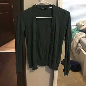 Urban Outfitters hunter green cardigan