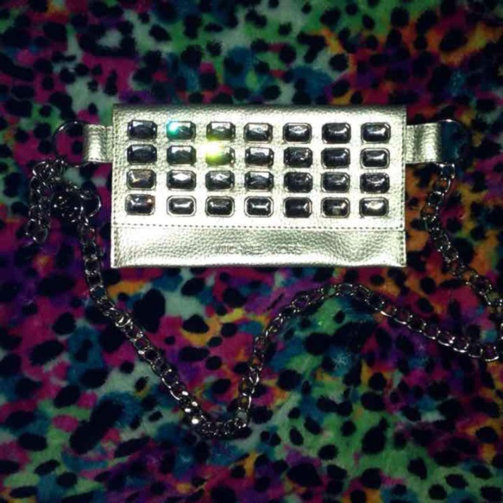 Michael Kors silver bag
