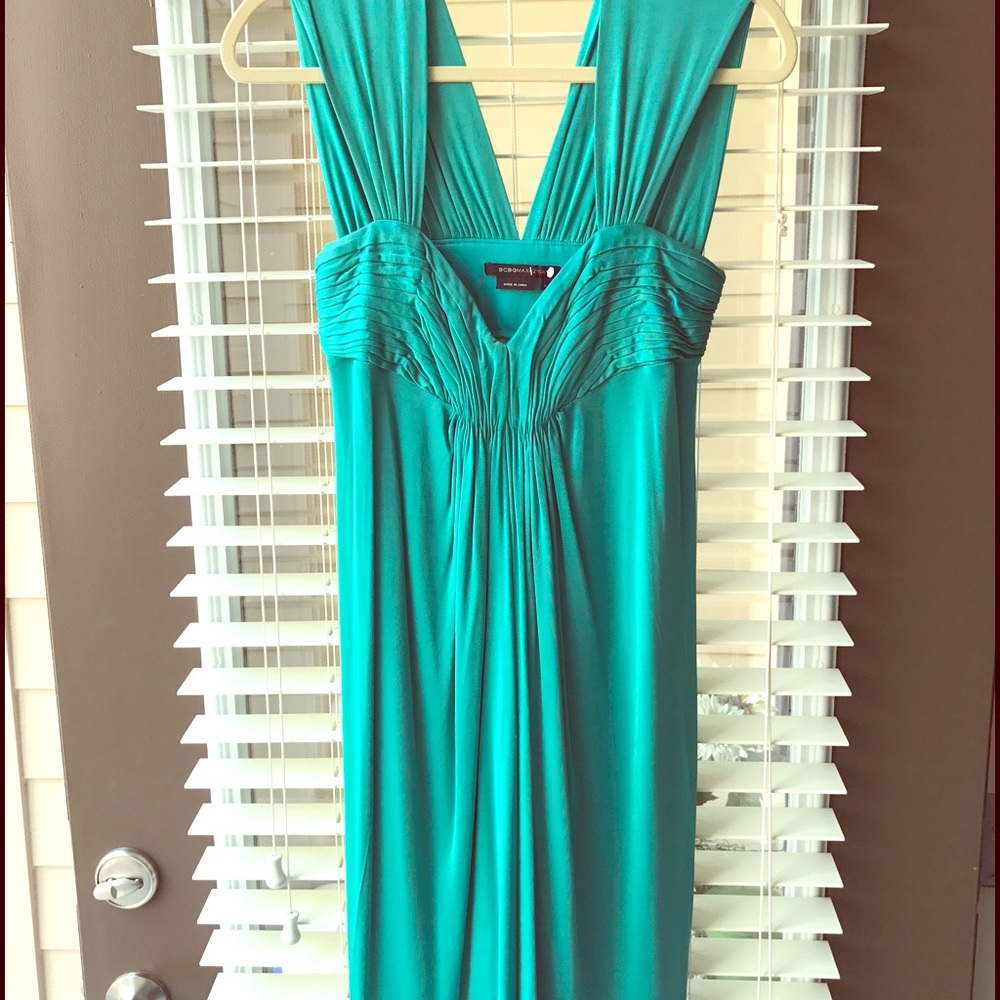 BCBG MaxAzria Green Formal Dress - Size S