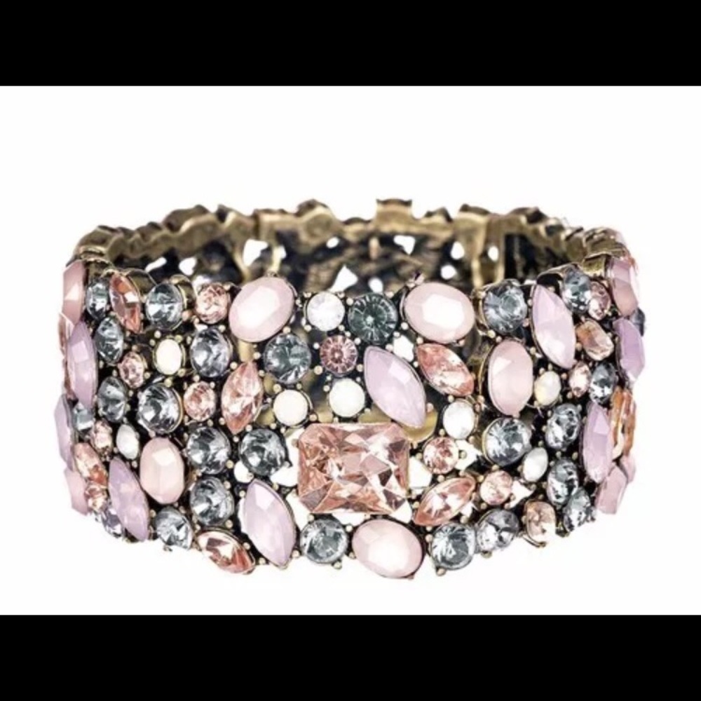Chloe & Isabel Crystal Brûlée Stretch Bracelet