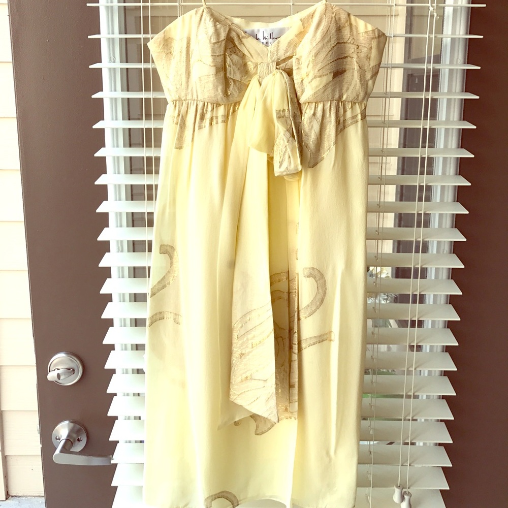 Nicole Miller Silk Strapless Dress - Size 6