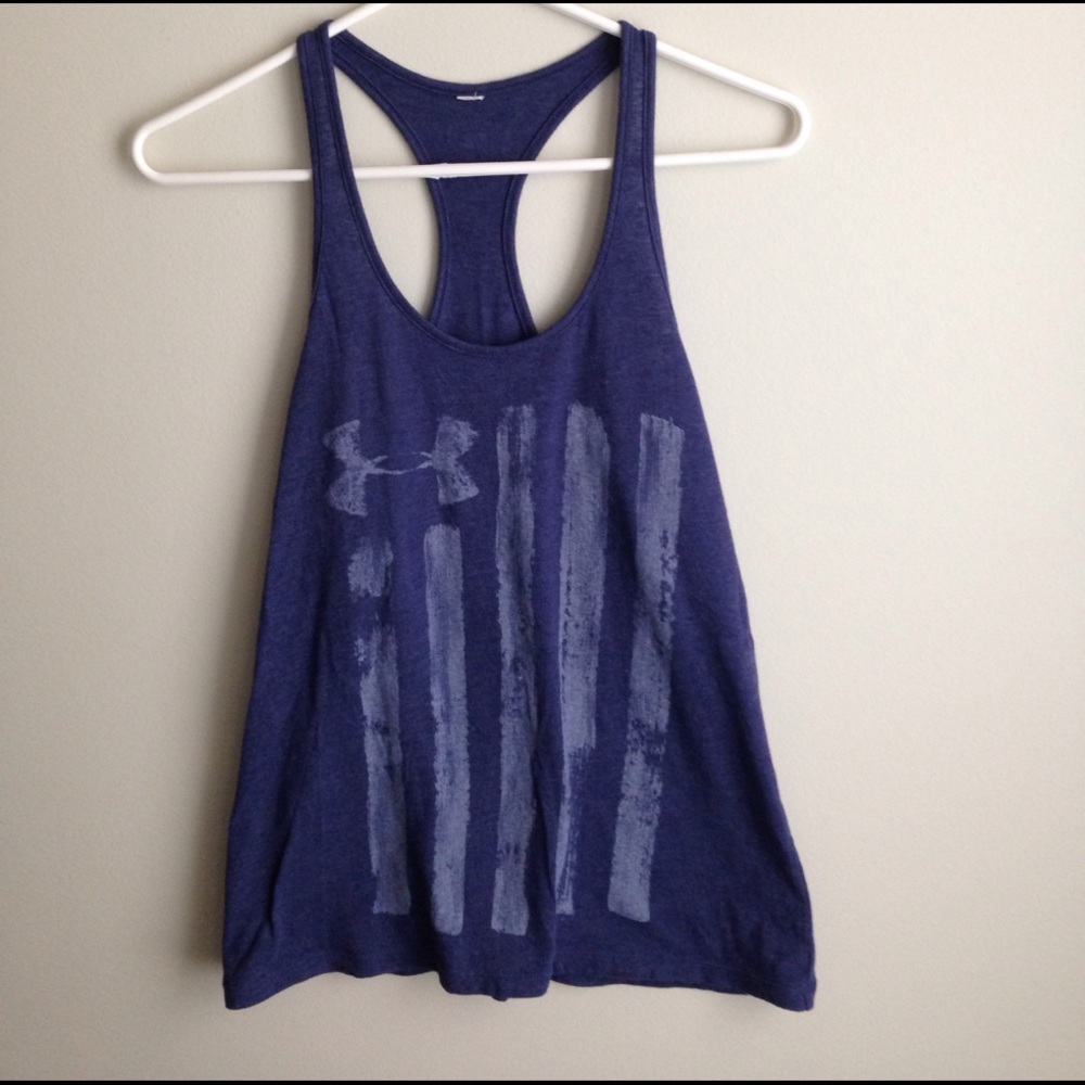 SALE!!! Under Amour American Flag tank