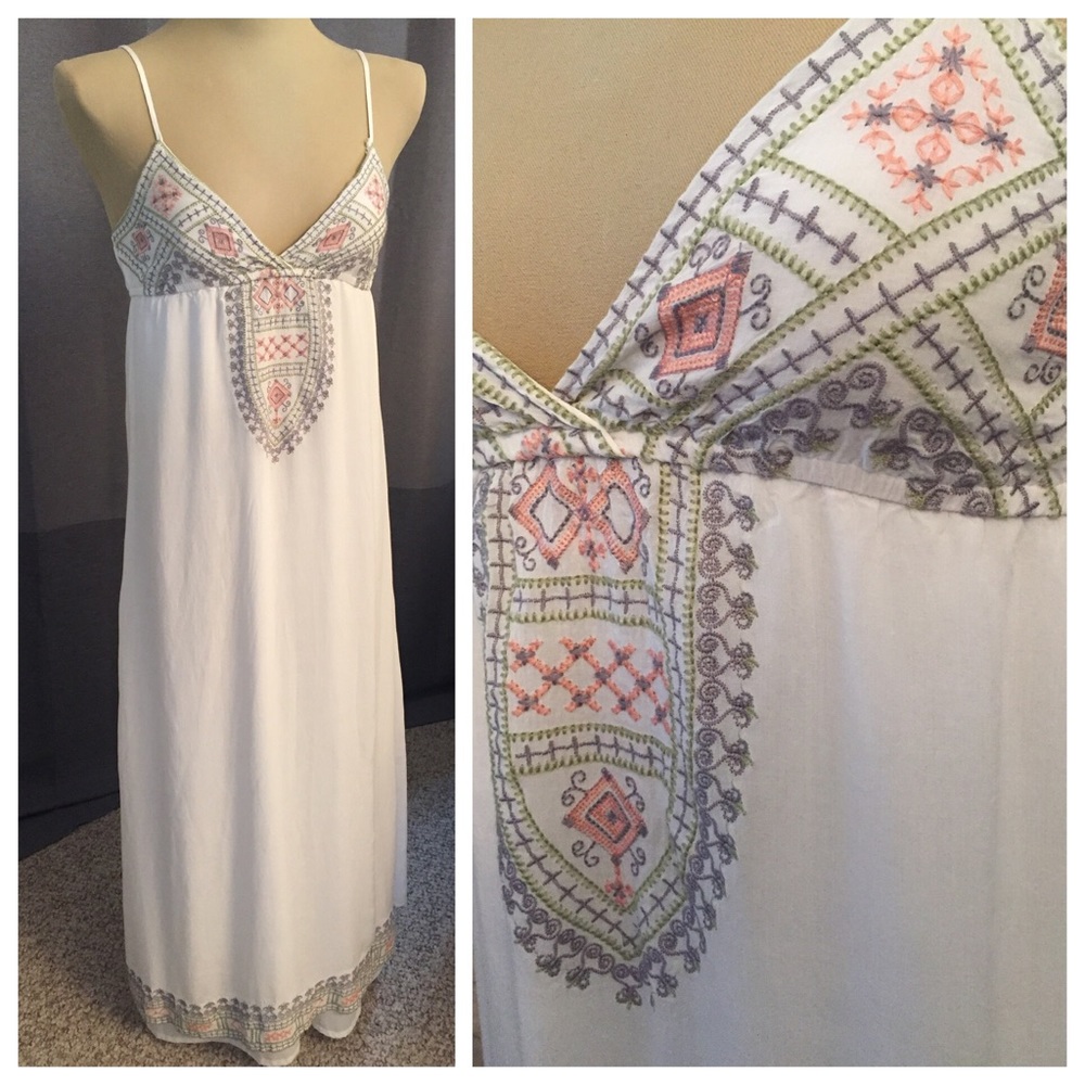 Whimsical White Maxi
