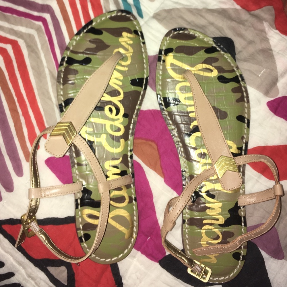 Camo Sam Edelman shoes, never worn