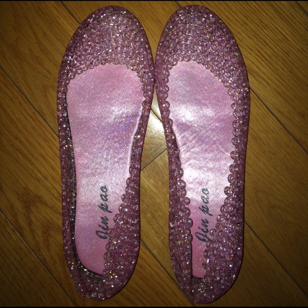 Sparkly flats