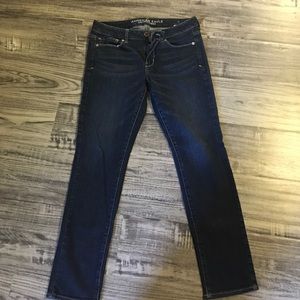 American Eagle Skinny dark jeans size 8
