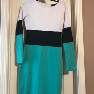 color block dress