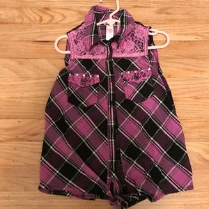 Adorable Justice tank size 8