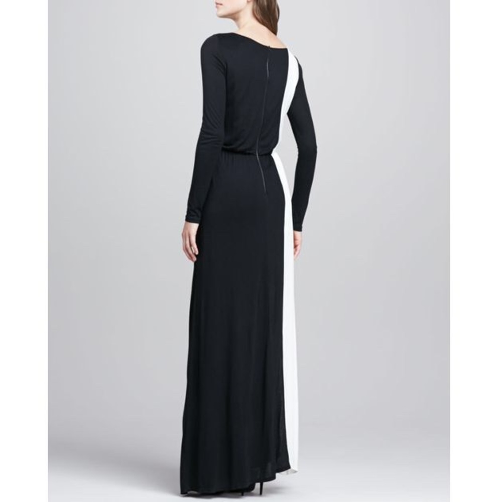 Black/cream long sleeve Alice + Olivia dress - Picture 2 of 2
