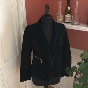 Loft black corduroy blazer