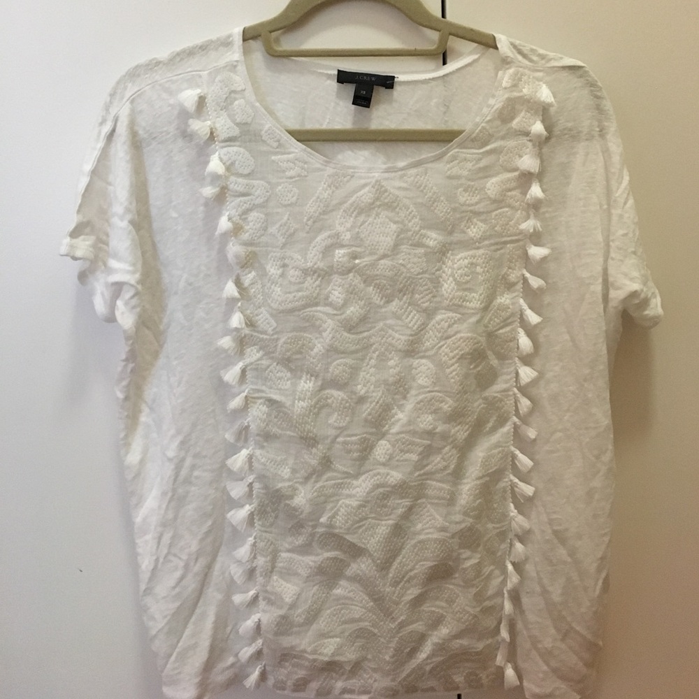 White summer top
