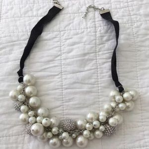 Ann Taylor cluster pearl necklace