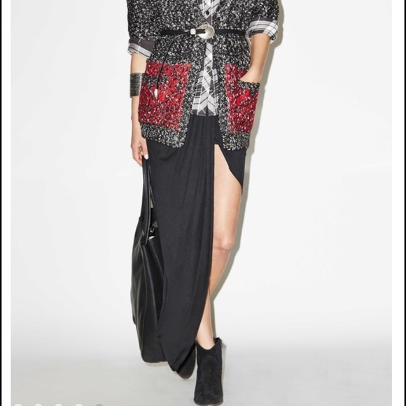 💖HP💖 LAST ONE! Draped High Low Skirt - Picture 2 of 7